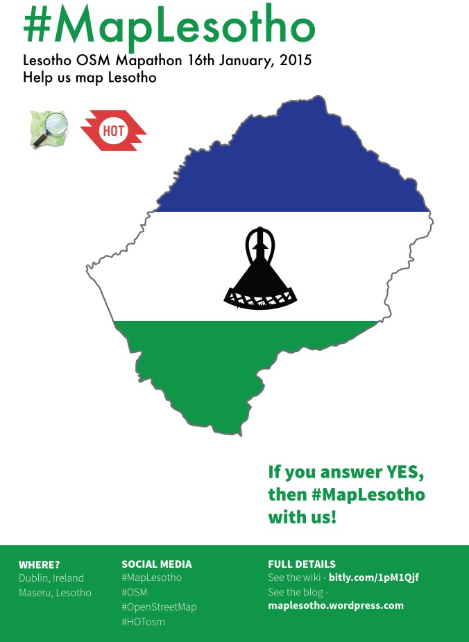#MapLesotho Poster
